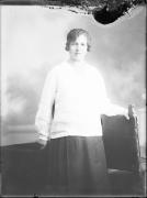 Ripresa in studio. Ritratto di una donna