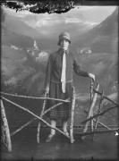 Ripresa in studio. Ritratto di una donna