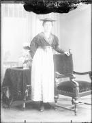 Ripresa in studio. Ritratto di una donna