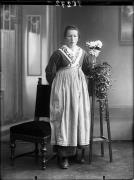 Ripresa in studio. Ritratto di una donna