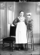 Ripresa in studio. Ritratto di una donna