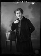 Ripresa in studio. Ritratto di una donna