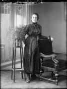 Ripresa in studio. Ritratto di una donna