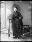 Ripresa in studio. Ritratto di una donna