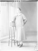 Ripresa in studio. Ritratto di una donna