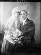 Ripresa in studio. Ritratto di gruppo di una donna e un uomo