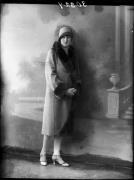 Ripresa in studio. Ritratto di una donna