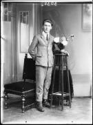 Ripresa in studio. Ritratto di un uomo