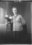 Ripresa in studio. Ritratto di una donna