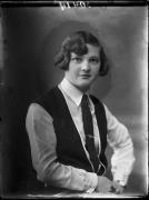 Ripresa in studio. Ritratto di una donna