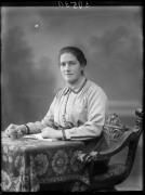 Ripresa in studio. Ritratto di una donna