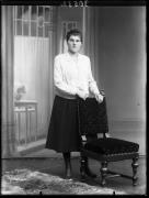 Ripresa in studio. Ritratto di una donna