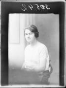 Ripresa in studio. Ritratto di una donna