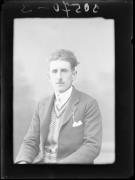 Ripresa in studio. Ritratto di un uomo