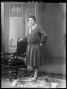 Ripresa in studio. Ritratto di una donna