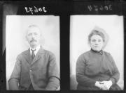 Ripresa in studio. Due ritratti di una donna e un uomo