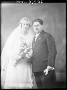 Ripresa in studio. Ritratto di gruppo di una donna e un uomo