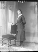 Ripresa in studio. Ritratto di una donna