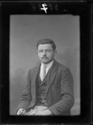 Ripresa in studio. Ritratto di un uomo