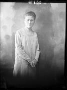 Ripresa in studio. Ritratto di una donna