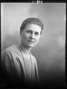 Ripresa in studio. Ritratto di una donna