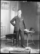 Ripresa in studio. Ritratto di un uomo