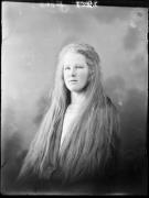 Ripresa in studio. Ritratto di una donna