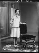 Ripresa in studio. Ritratto di una donna