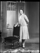 Ripresa in studio. Ritratto di una donna