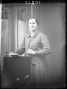 Ripresa in studio. Ritratto di una donna