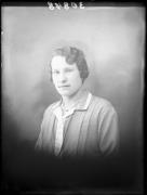 Ripresa in studio. Ritratto di una donna