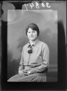 Ripresa in studio. Ritratto di una donna