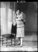 Ripresa in studio. Ritratto di una donna