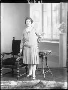 Ripresa in studio. Ritratto di una donna