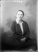 Ripresa in studio. Ritratto di una donna