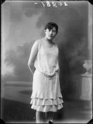 Ripresa in studio. Ritratto di una donna