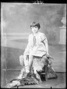 Ripresa in studio. Ritratto di un bambino