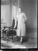 Ripresa in studio. Ritratto di una donna