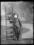 Ripresa in studio. Ritratto di un bambino