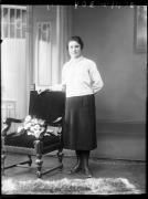 Ripresa in studio. Ritratto di una donna