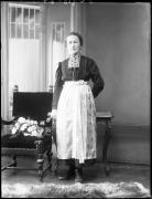 Ripresa in studio. Ritratto di una donna