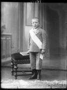 Ripresa in studio. Ritratto di un bambino