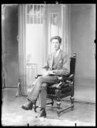 Ripresa in studio. Ritratto di un uomo