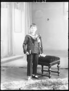 Ripresa in studio. Ritratto di un bambino