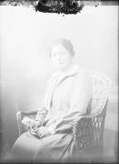 Ripresa in studio. Ritratto di una donna