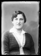 Ripresa in studio. Ritratto di una donna