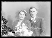 Ripresa in studio. Ritratto di un uomo e di una donna. Informazioni nel registro (nr. 7): Reiser Johann