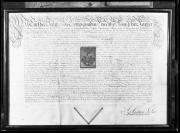 Riproduzione di documento incorniciato con il titolo 