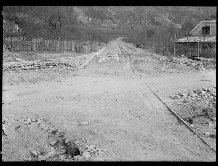 Außenaufnahme. Baustelle