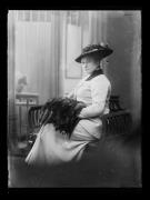 Ripresa in studio. Ritratto di una donna